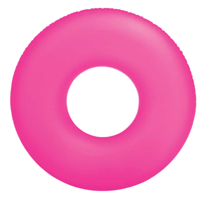 Flotador Inflable 91 Cm Neon Frost Tube Rosado