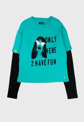 Polera teens niña estampada freed 533