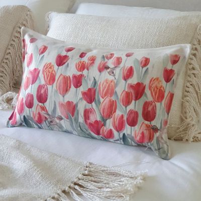 Imagen 2 del producto FUNDA COJÍN MARISA TULIPANES 50X30