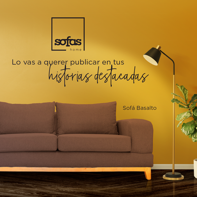 Imagen 2 del producto Sofá Basalto Felpa Cafe 3 Cuerpos