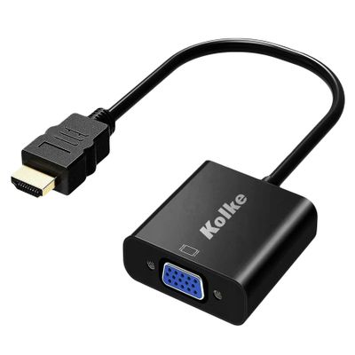 Conversor Adaptador HDMI a VGA Kolke FHD 1080P Windows Mac