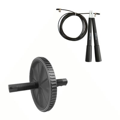 Pack Rueda Abdominales + Cuerda de Salto Slim