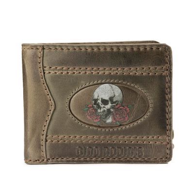 Billetera  Coco 993.2 Calavera Verde Gino Rodinis