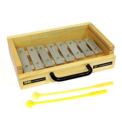 METALOFONO 8 NOTAS CROMADO C/CAJA MOD.8AA RMX