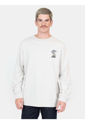 Polera ML Unruled Beige Hombre Volcom