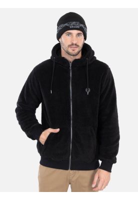 Poleron Freefall Negro Hombre Rusty