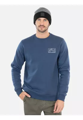 Poleron Vault Denim Hombre Rusty