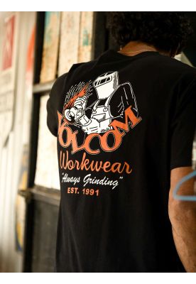 Imagen 2 del producto Polera MC Grindit Workwear Negro Hombre Volcom