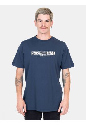 Polera MC Critter Azul Marino Hombre Volcom