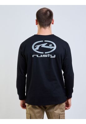 Imagen 2 del producto Polera ML Rusty Target Negro Hombre Rusty