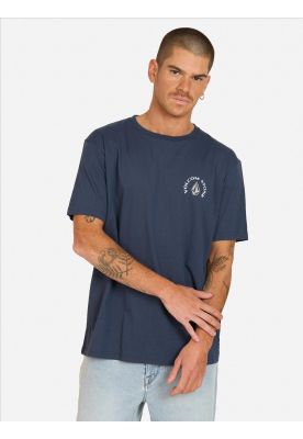 Polera MC Push Azul Hombre Volcom