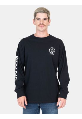 Polera ML CarveX Negro Hombre Volcom