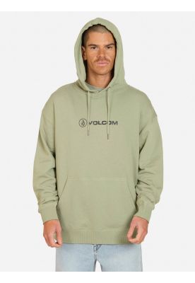 Poleron Canguro Stonico Verde Hombre Volcom