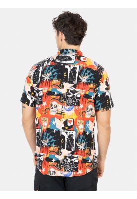 Imagen 2 del producto Camisa MC Pared Multicolor Hombre Volcom