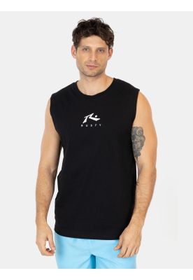 Polera SM Splash Negro Hombre Rusty