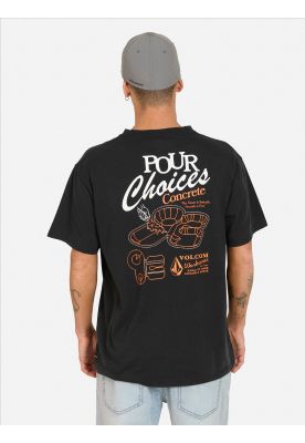 Polera MC Bowl Negro Hombre Volcom