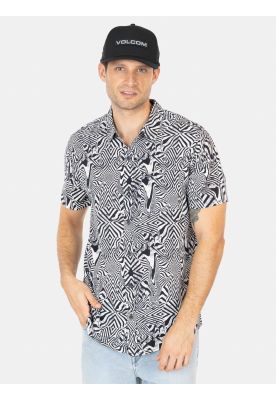 Camisa MC Ola Multicolor Hombre Volcom