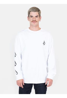 Polera ML Outstorm Blanco Hombre Volcom