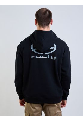 Imagen 2 del producto Poleron Canguro Target Hoodie Negro Hombre Rusty