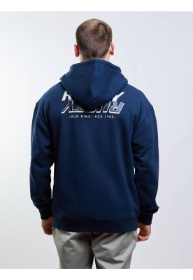 Imagen 2 del producto Poleron FZ Double Or Quits Zip Azul Hombre Rusty