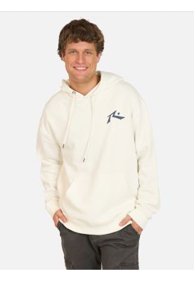 Poleron Canguro Blaze Blanco Hombre Rusty