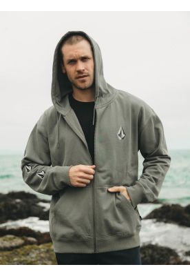 Imagen 2 del producto Poleron FZ Tallows Zip Verde Hombre Volcom