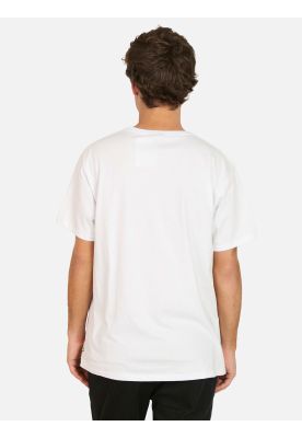 Polera MC Crest Blanco Hombre Rusty