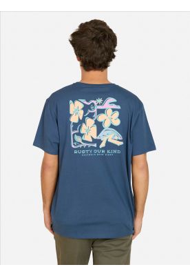 Polera MC Crasher Celeste Hombre Rusty