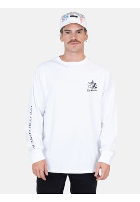 Polera ML Excavator Blanco Hombre Volcom