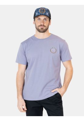 Polera MC Crash Morado Hombre Rusty