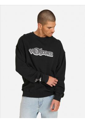Poleron CR Trick Negro Hombre Volcom