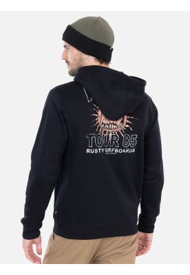 Imagen 2 del producto Poleron Glint Negro Hombre Rusty