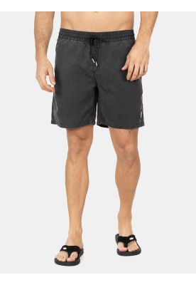 Traje De Baño Corto Tattooz Negro Hombre Volcom