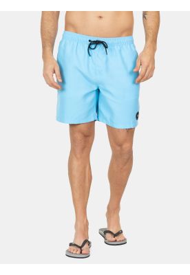 Traje De Baño Microfibra Inked Celeste Hombre Rusty