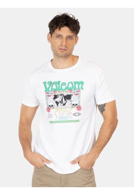 Polera MC Worldly Blanco Hombre Volcom