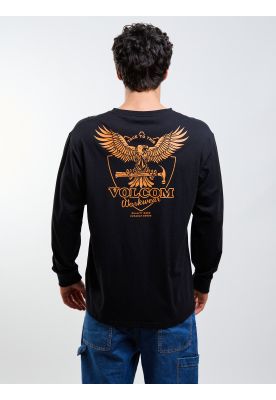 Imagen 2 del producto Polera ML Hammered Negro Hombre Volcom