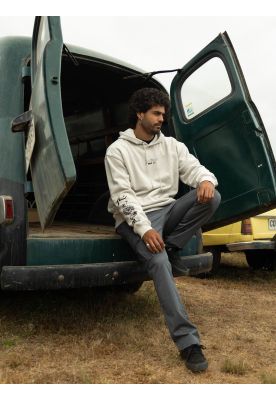 Imagen 2 del producto Poleron Canguro Abducted Hoodie Beige Hombre Rusty