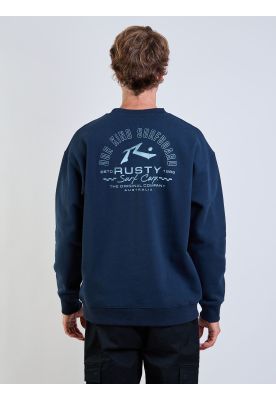 Imagen 2 del producto Poleron CR Heat Surf Crew Azul Hombre Rusty