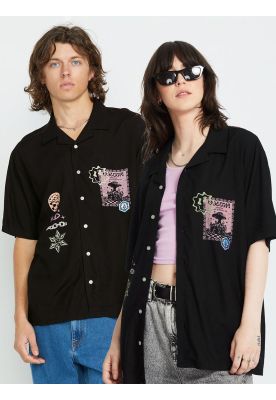 Camisa Rygalski Woven Negro Hombre Volcom