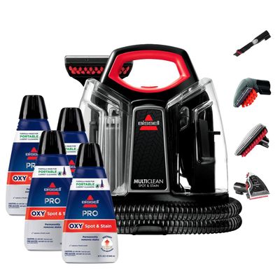 Lavadora de Tapiz MultiClean SpotClean BISSELL 4720M + 4 Detergentes