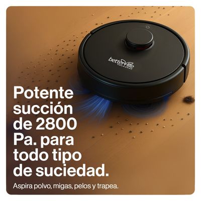 Imagen 2 del producto Robot Laser Aspiradora y Mopa SmartHome BLLD5200CVRW