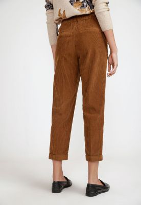Imagen 2 del producto Pantalón Cotelé Mujer Algodón Camel