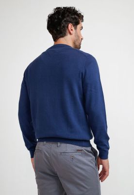 Imagen 2 del producto Sweater Hombre Cuello V Parrot Azul Melange