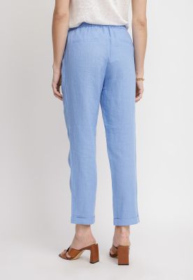 Imagen 2 del producto Pantalón Mujer Clara Lino Celeste