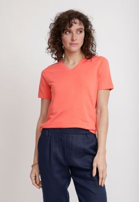 Polera Mujer Altea Algodón Peruano Coral