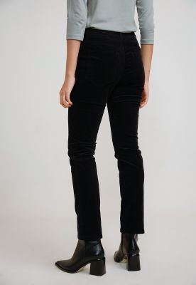 Imagen 2 del producto Pantalón Cotelé Mujer Algodón Negro