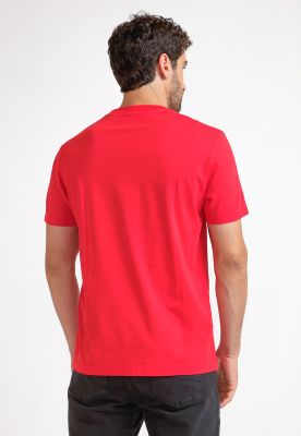 Imagen 2 del producto Polera Hombre Cuello Redondo Rojo