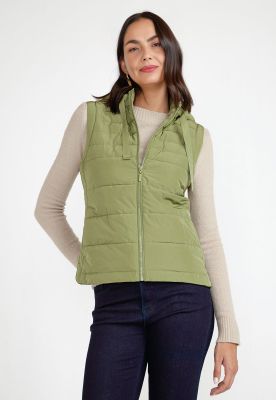 Parka Mujer Sin Mangas Bimba Verde