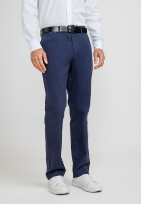 Pantalón Chino Hombre Algodón Vinci Azul Marino