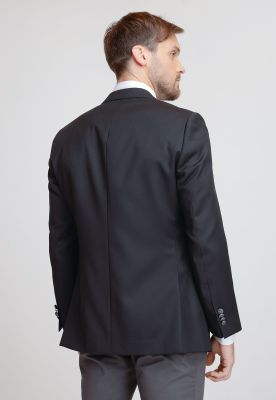 Imagen 2 del producto Chaqueta Formal Hombre Lana S100'S Liso Slim Mix&Color Negro